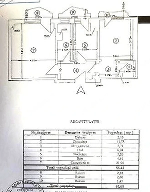 Ideal Investitie sau Locuit 2 camere Unirii 63 mp Bloc Monolit 1994 2 Min Metrou - imagine 4