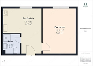 Apartament cu o cameră etaj 1 - Zona Lipovei - Timișoara - imagine 13