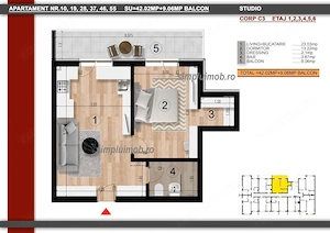Finalizat - Apartament 2 Camere Bloc Nou Metrou Berceni - imagine 5