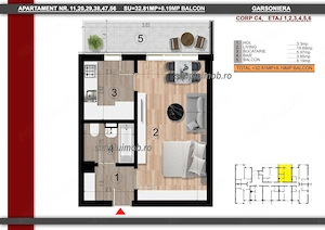 Finalizat - Apartament 2 Camere Bloc Nou Metrou Berceni - imagine 2