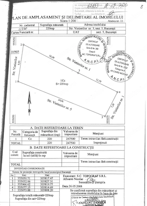Rahova Piata Chirigiu, str. Vistierilor nr. 3, teren 220 mp de vanzare - imagine 6