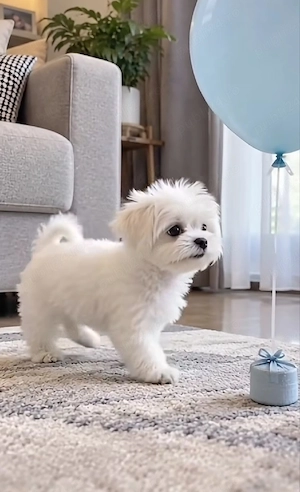 Bichon maltez mini toy 