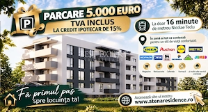 2 Camere Premium | Parcare Acoperită | Avans 15 % | Încălzire în Pardoseală 