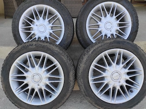 Jante aluminiu R16 Golf 4 cauciucuri iarna 205/55/16