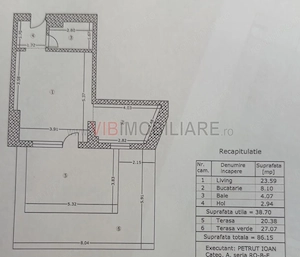 Studio - Terasă 47mp - Bloc 2026 - Virtutii/Crângași - imagine 7