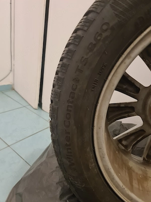 Vând 2 anvelope iarnă Continental 195/55 R16 stare excelentă - imagine 3