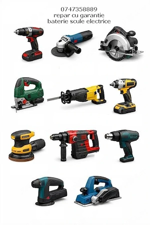 repar cu garantie baterie scule electrice