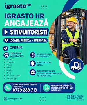 Igrasto HR Angajeaza Stivuitorist