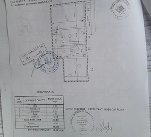 Apartament 2 camere 57 mp