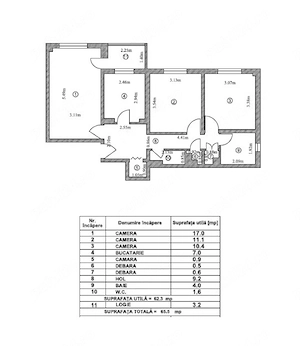 Apartament cald și luminos cu 3 camere, în zona Uverturii   Dezrobirii - imagine 12