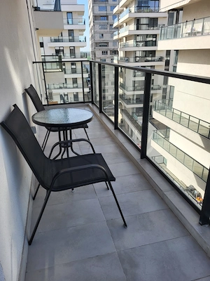 Apartament 2 camere bloc nou Tomis Park loc parcare privat termen lung - imagine 7