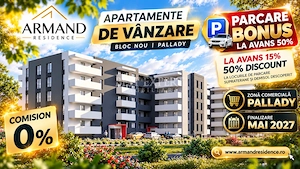3 Camere | Ideal Familie | Avans 50% + Parcare BONUS | Comision 0%