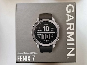 Garmin Fenix 7, 47mm, silver graphite,  impecabil