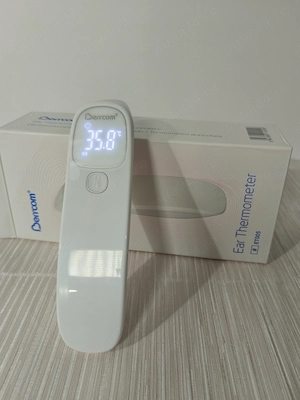 Termometru digital Frunte și Ureche (Non-contact)   Nou, Resigilat, Verificat