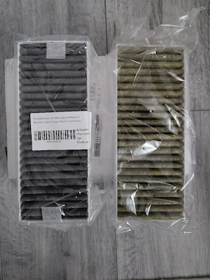 set de filtre de miros Clean Air Plus cu cărbune activ (BSH 17007412   HEZ9VRCR1), 
