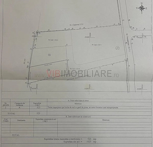 Corbeanca - Tamasi  - teren 523 mp cu deschidere 13,50 mp - imagine 6