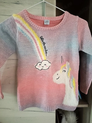 Pulover tricotat pentru fetiță, Kiki&Koko, mărimea 122