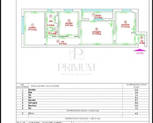FAVORIT - 3 CAMERE - ETAJ 2 - BLOC IZOLAT - CENTRALA PROPRIE - CLIMA - imagine 12
