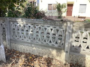 Placi gard din Beton