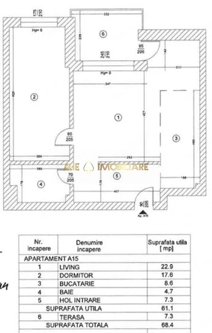 2 Camere de inchiriat | Tunari | Parcare inclusa | Centrala proprie - imagine 4