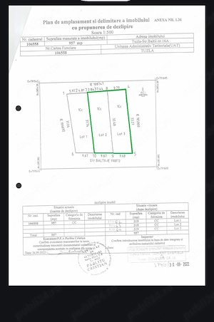 Vanzare teren Tuzla Constanta 638 mp intravilan