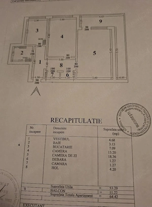 🔑 Vanzare apartament 2 camere DECOMANDAT – 3 minute Metrou 1 Decembrie 1918 - imagine 7