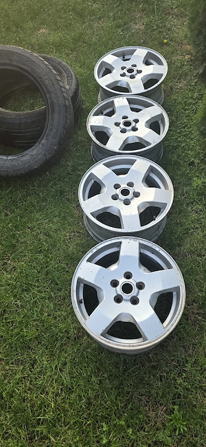 Set 4 Jante Aliaj R18 Originale Land Rover Discovery 3 / Range Rover + 2 Anvelope 255/60 R18 - imagine 2