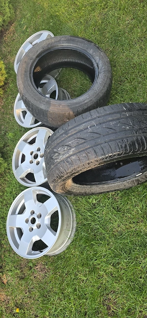 Set 4 Jante Aliaj R18 Originale Land Rover Discovery 3 / Range Rover + 2 Anvelope 255/60 R18 - imagine 4