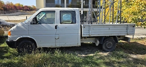  VW Transporter T4 Doka   2.5 Diesel, 2002, cabină dublă, benă  - imagine 3