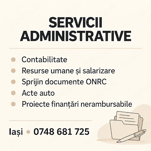 Servicii contabile resurse umane acte auto proiecte finanțări nerambursabile