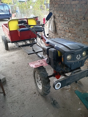 Vând motocultor 15cp cu remorca de 500kg - imagine 3