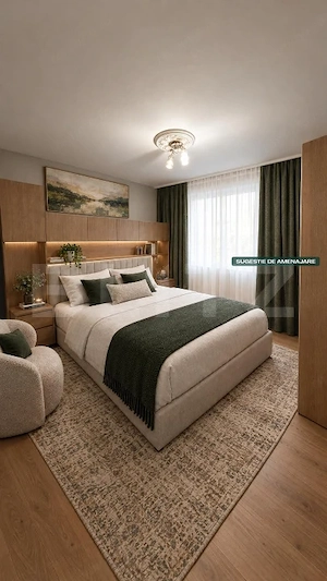 Apartament 2 camere, 56 mp, decomandat, zona Nicolina, str.Clopotari  - imagine 7