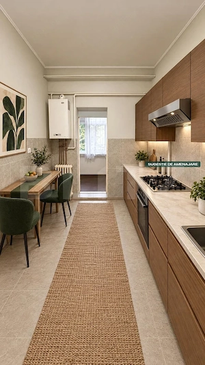 Apartament 2 camere, 56 mp, decomandat, zona Nicolina, str.Clopotari  - imagine 10