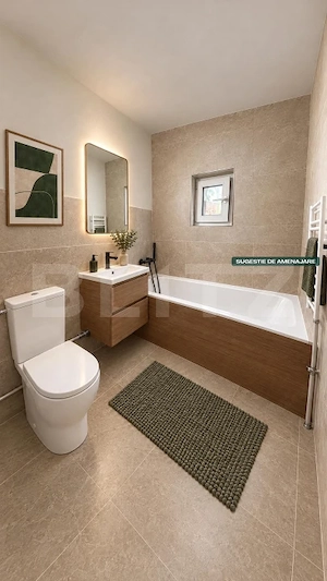 Apartament 2 camere, 56 mp, decomandat, zona Nicolina, str.Clopotari  - imagine 14