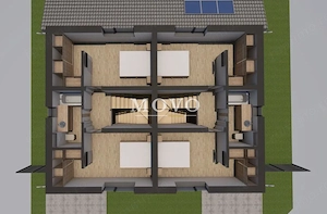 Duplex de vânzare cu 4 camere, 2 dressing-uri, in Giarmata Vii. - imagine 4