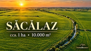 Teren extravilan de vânzare   10.000 mp în Săcălaz, Timiș