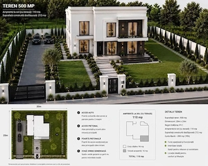 Vilă de lux în zona Selgros Craiova, teren 500 mp, parcare pentru 2 mașini – fin - imagine 3