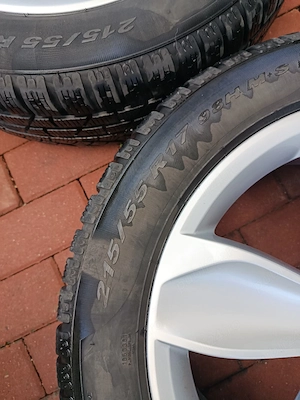 Jante 5x112 17, vw passat B8 215 55 17 iarna 2020 - imagine 5