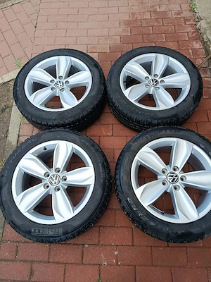 Jante 5x112 17, vw passat B8 215 55 17 iarna 2020 - imagine 9