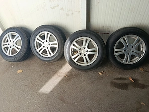 Jante vw,skoda,seat, audi 5x112 15 anvelope iarna 195 65 15 dot 2023 - imagine 2