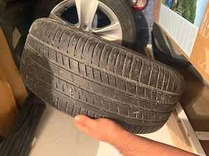 Vând 4 jante originale BMW X1 E84 R17 cu anvelope de vară - imagine 4