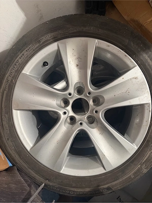 Vând 4 jante originale BMW X1 E84 R17 cu anvelope de vară - imagine 7