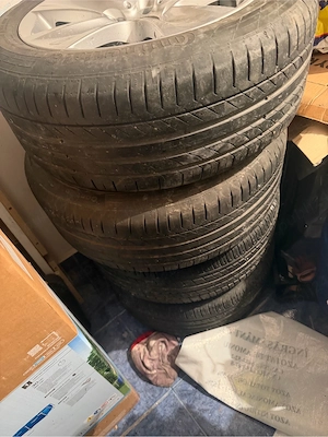 Vând 4 jante originale BMW X1 E84 R17 cu anvelope de vară - imagine 8