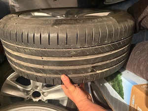 Vând 4 jante originale BMW X1 E84 R17 cu anvelope de vară - imagine 5