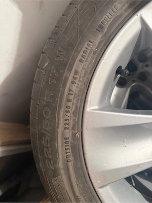 Vând 4 jante originale BMW X1 E84 R17 cu anvelope de vară - imagine 6