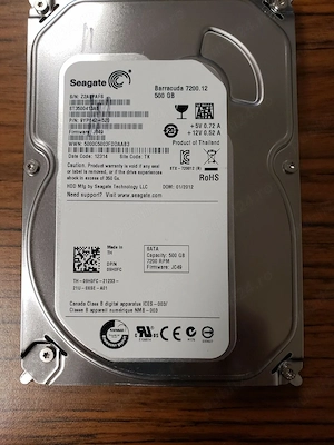 HDD Seagate Barracuda 7200.12 ST3500413AS 500GB 3.5" SATA Desktop Hard Drive 100% Health Performance