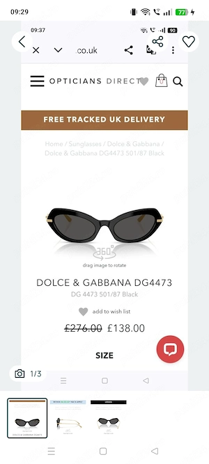 Ochelari Dolce Gabbana 