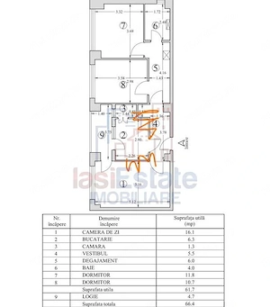 Apartament 3 camere Centru - Anastasie Panu
