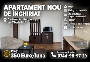    Închiriez apartament nou, Cartierul Arhitecților