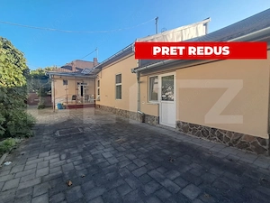 Casă și clădire fostă brutărie cu garaj, teren 403 mp Zona Dacia